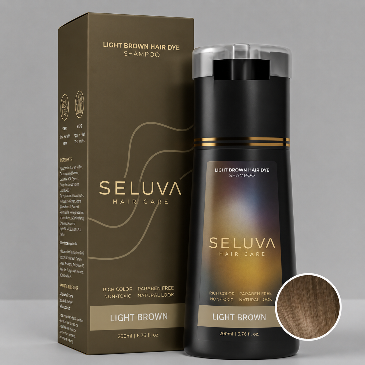 Seluva Beyaz Kapatıcı Şampuan