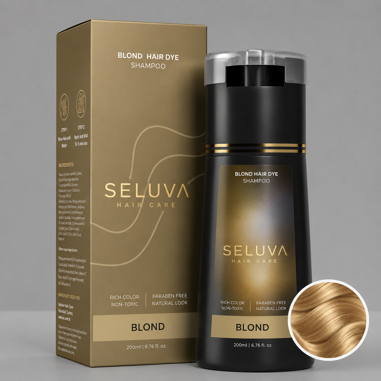 Seluva Beyaz Kapatıcı Şampuan